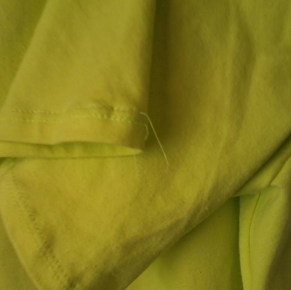 Graphic Neon Green Short Sleeves T-Shirt - Picture 5 of 7